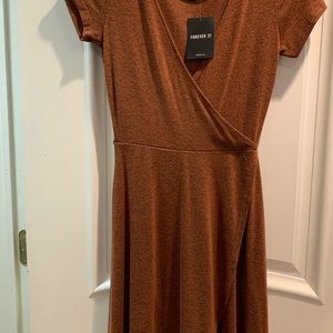 NWT Forever 21  skater wrap dress